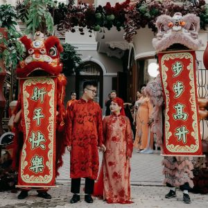 Trang trí tư gia cưới Linh & Thắng tại Sài Gòn