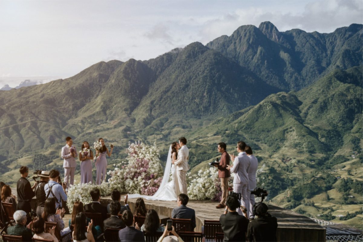 Tiệc cưới lãng mạn tại Sapa Jade Hill Resort (Ảnh: Sưu tầm)