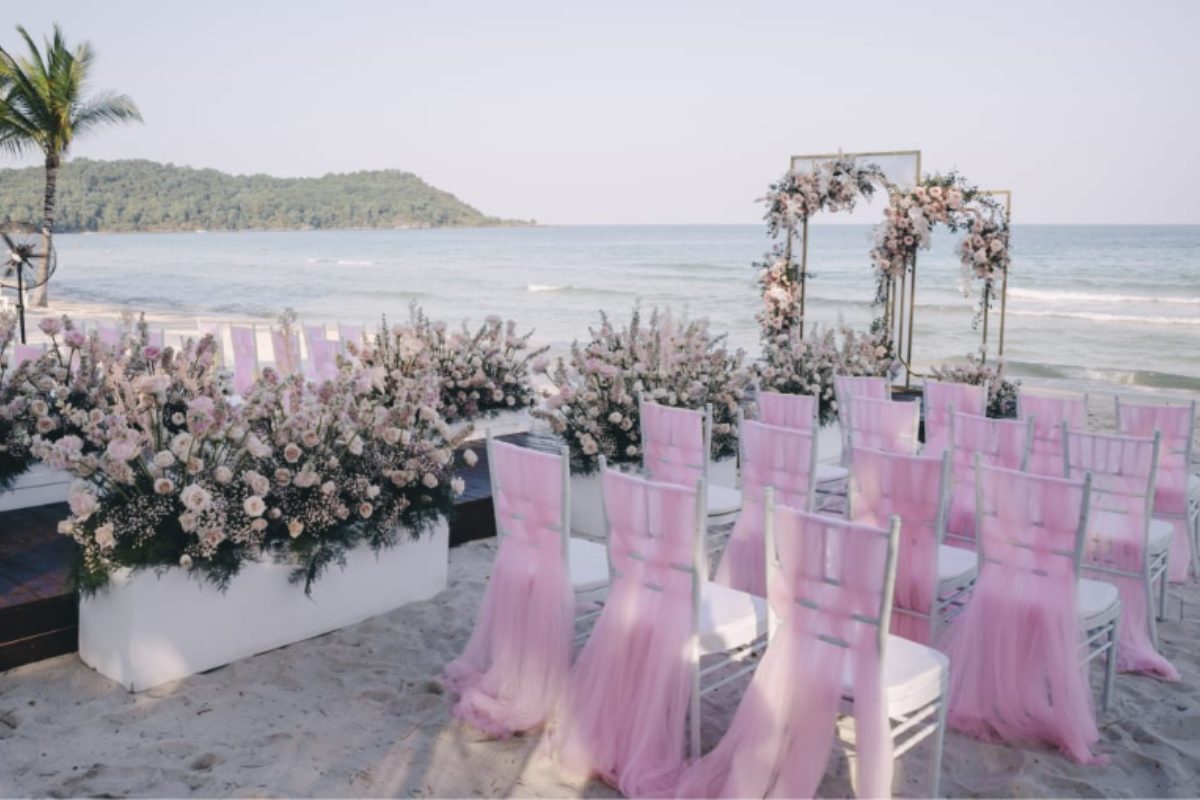 Tiệc cưới sang trọng với view biển tại JW Marriott Phu Quoc (Ảnh: Sưu tầm)