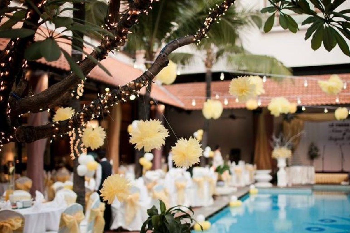 Không gian tổ chức tiệc cưới ở Parkroyal Saigon (Ảnh: sưu tầm)