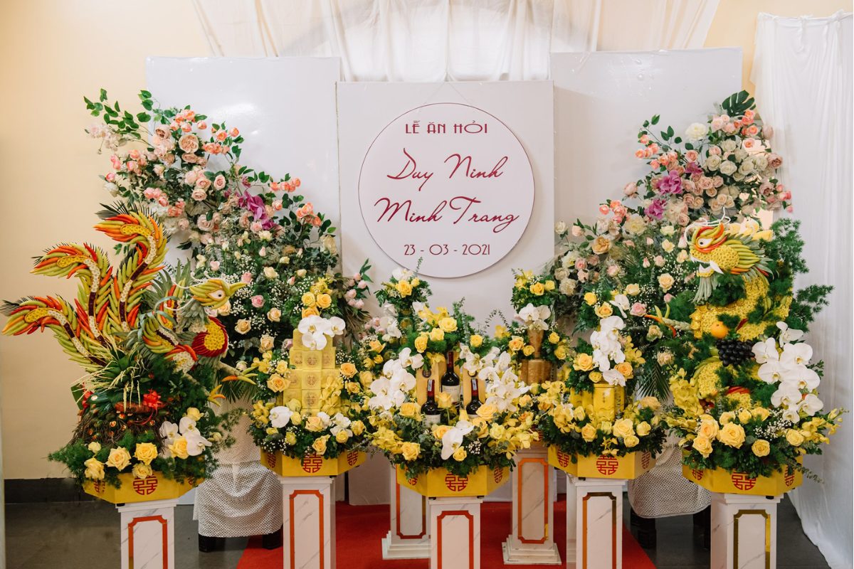 Cưới hỏi Venus cung cấp tráp ăn hỏi có tính thẩm mĩ cao (Ảnh: sưu tầm)