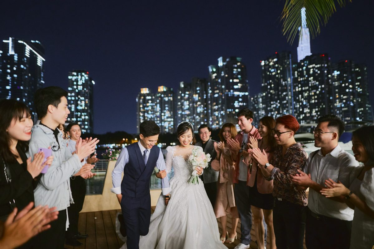 Không gian tổ chức tiệc cưới ở Khu hồ bơi tại  Lan Anh Garden   (Ảnh: sưu tầm)