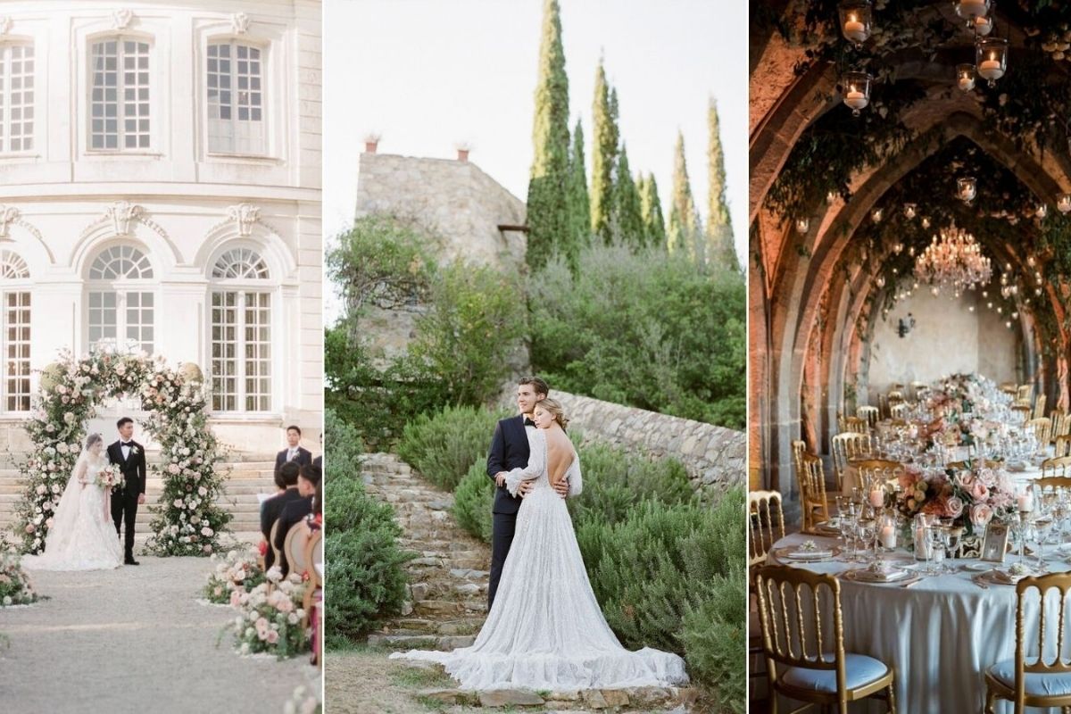 Tổ chức Destination Wedding ở châu Âu (Ảnh: sưu tầm)