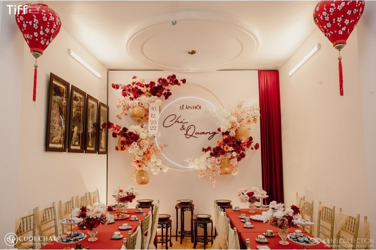 Không gian backdrop tinh tế, mang đậm hơi thở truyền thống (Ảnh: TIFF)