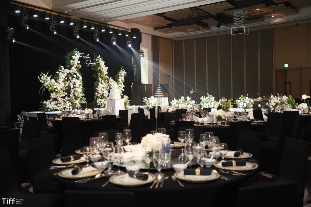 Trang trí cưới tại Lotte Hotel sang trọng và khó quên (Ảnh: TIFF)