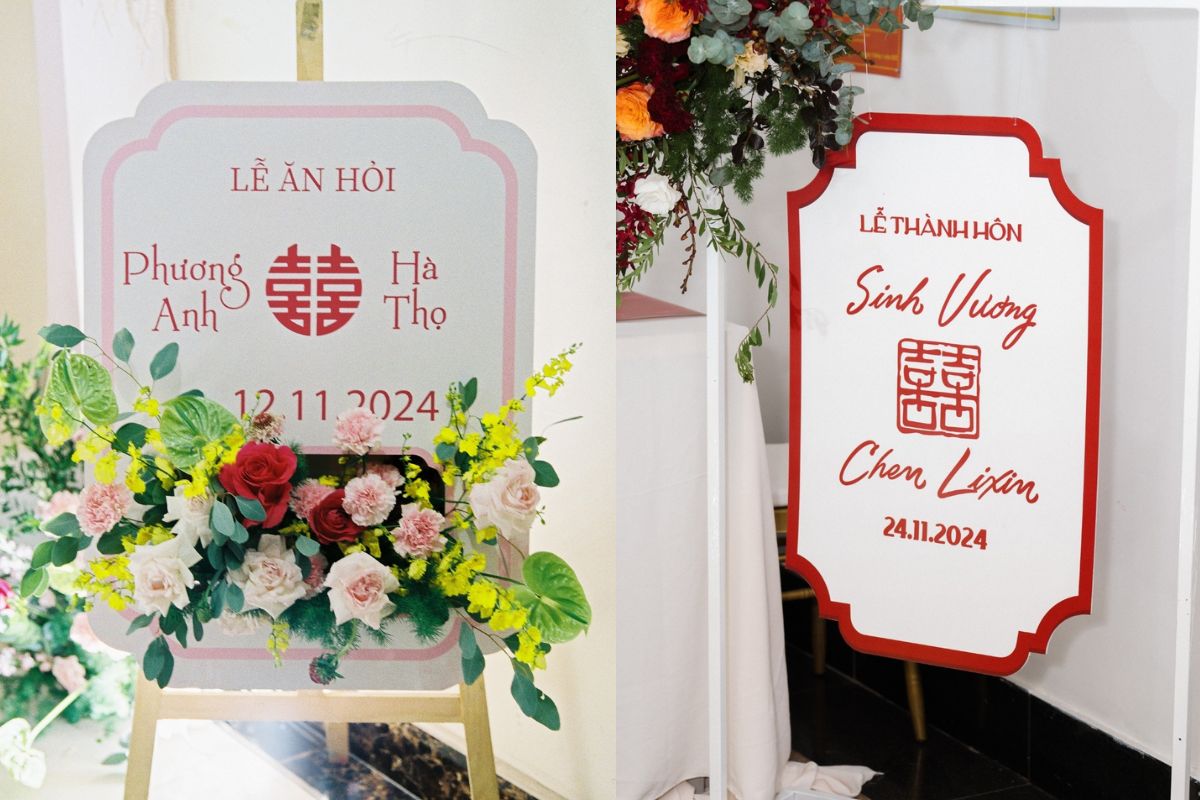 Welcome board đặt cửa ra vào, điểm nhấn nhẹ mà tinh tế (Ảnh: TIFF)