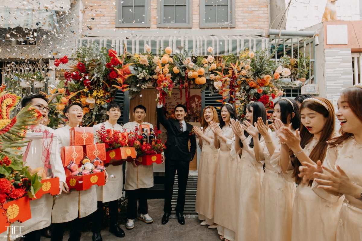 Đám cưới tại tư gia mang lại cảm giác ấm cúng, gắn kết. (ẢNH: TIFF.vn)