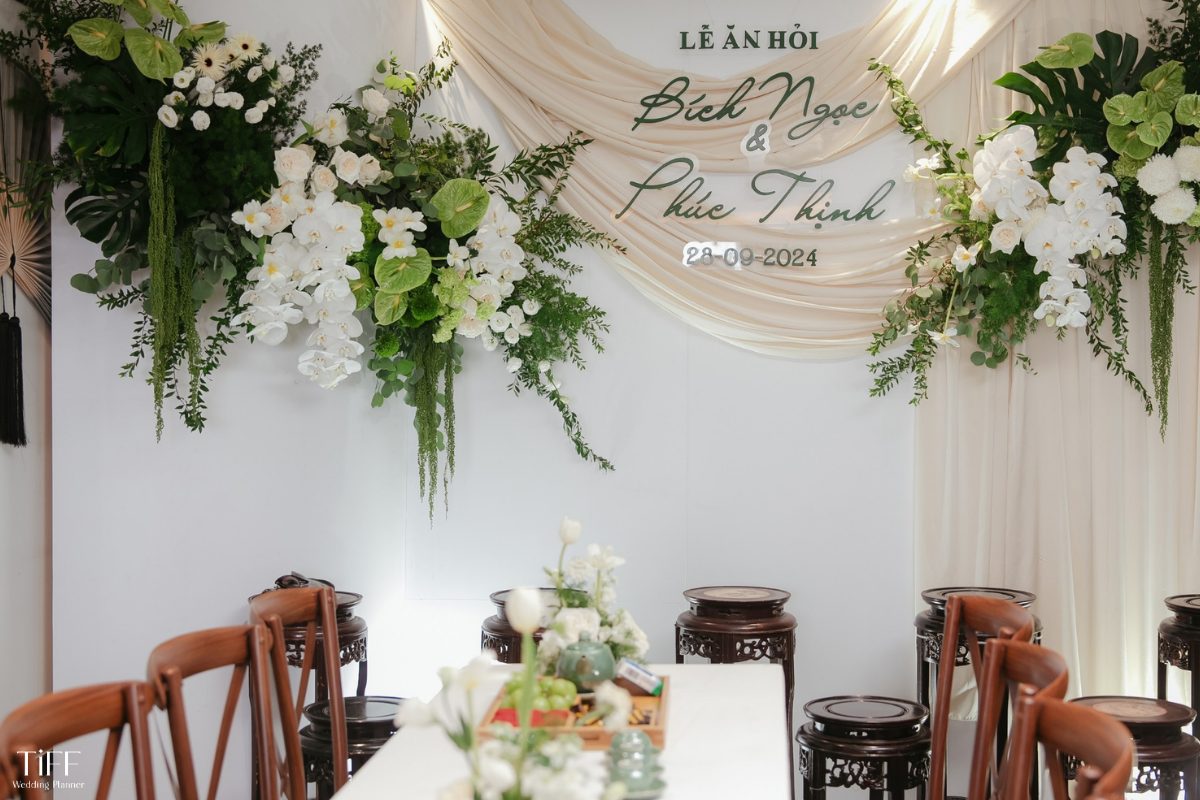 Vải kết hợp fomex để làm backdrop. (ẢNH: TIFF.vn)
