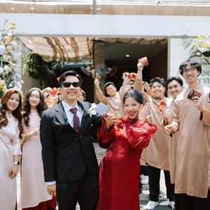 Trang trí tư gia cưới Đăng & Vi tại Sài Gòn