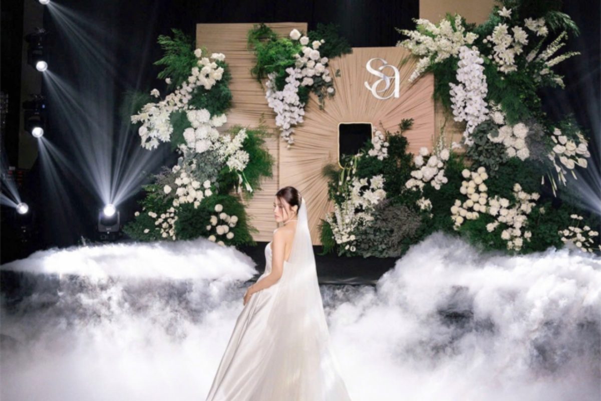 Wedding décor sang trọng tại InterContinental Landmark 72.(Ảnh: Sưu tầm)