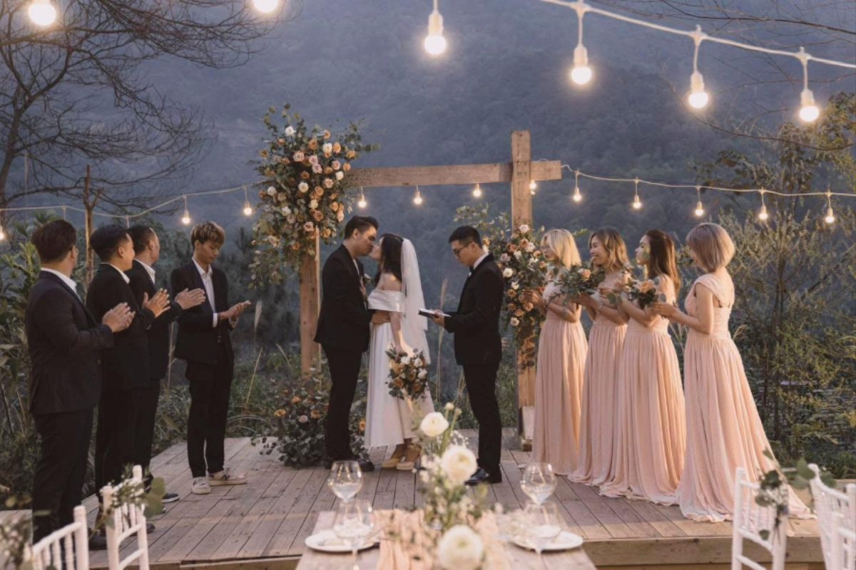 Tiệc cưới phong cách intimate tại May Home & Coffee. (Ảnh: Sưu tầm) 