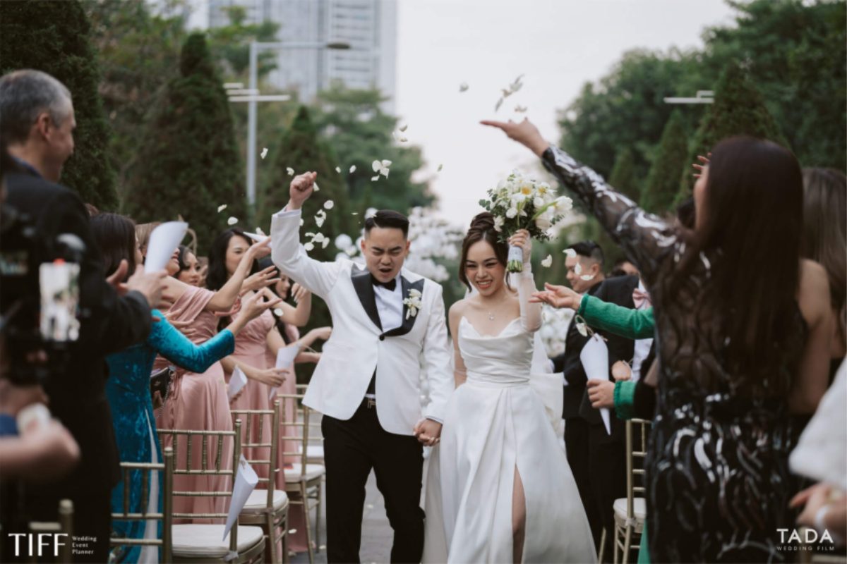 Lễ cưới ngoài trời tại Lake Side và Eco Café với không gian xanh mát và thoáng đãng. (Ảnh: TIFF.vn) 