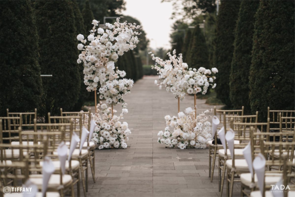 Lễ cưới trang trọng tại Trung tâm Hội Nghị Quốc Gia, Hà Nội. (Ảnh: TIFF.vn)