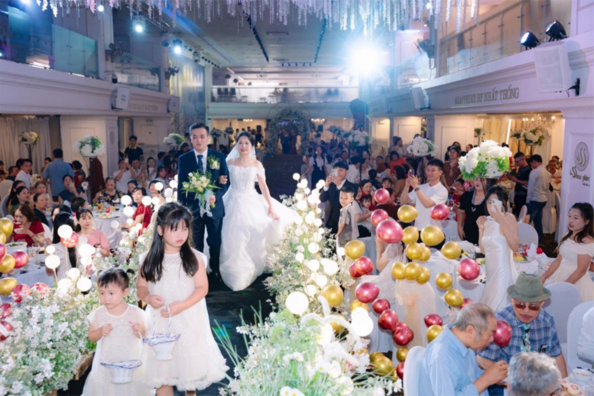 Ballroom hiện đại với đèn LED tại Azapphire. (Ảnh: Sưu tầm) 