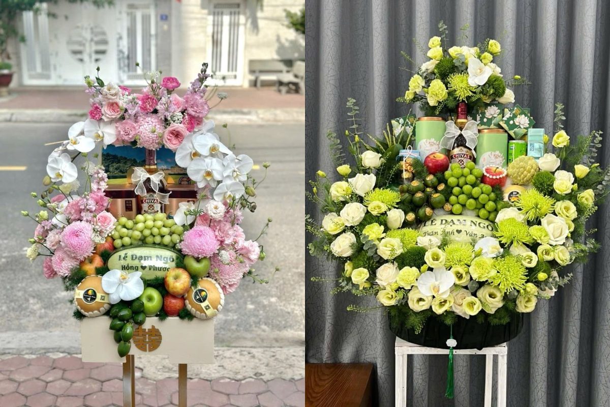 Cưới Hỏi Vip 17 Hàng Lược chuyên cung cấp dịch vụ tráp dạm ngõ, tráp ăn hỏi (Ảnh: sưu tầm)