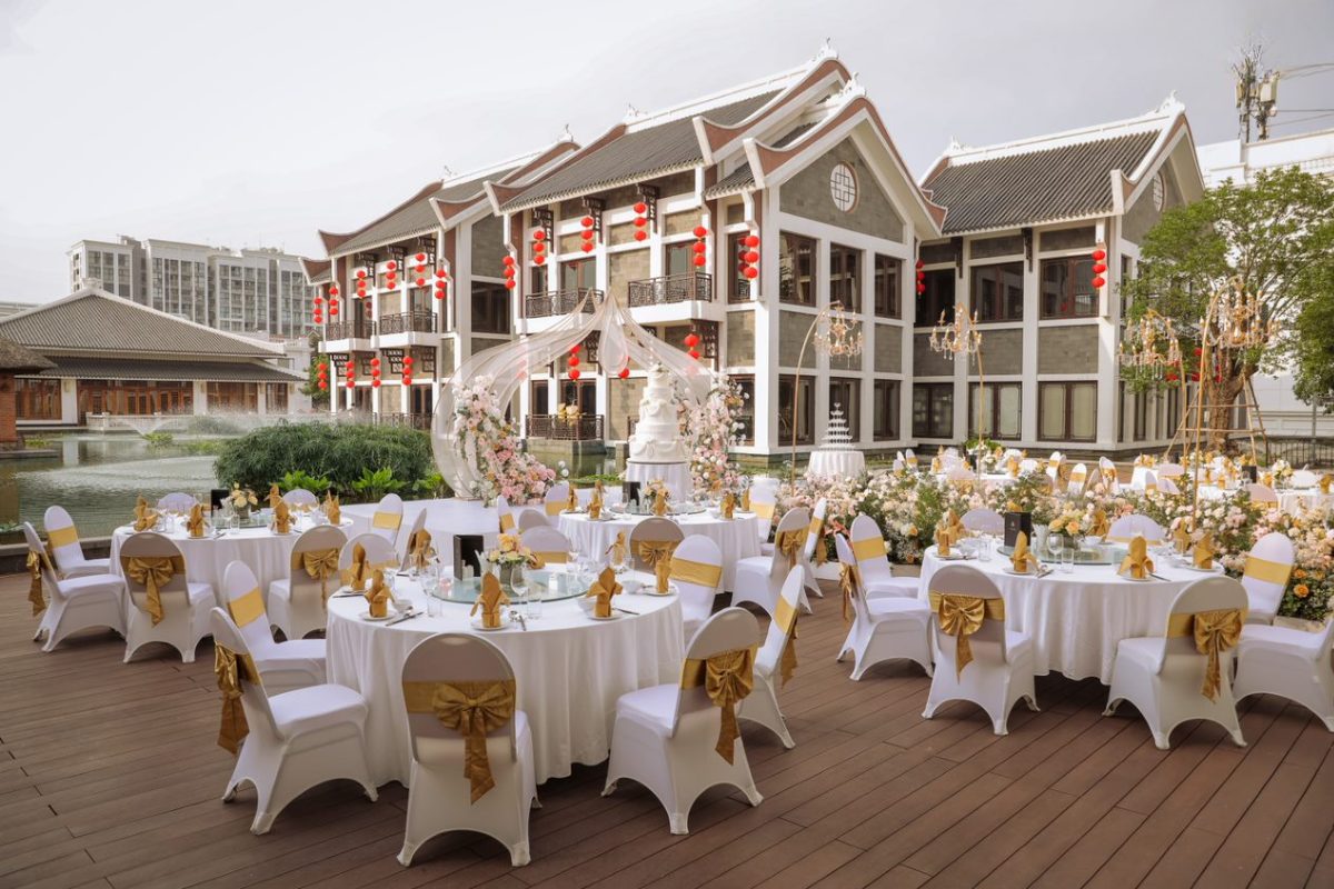 Concept golden sunset tại Almaz Long Biên (Ảnh: sưu tầm)