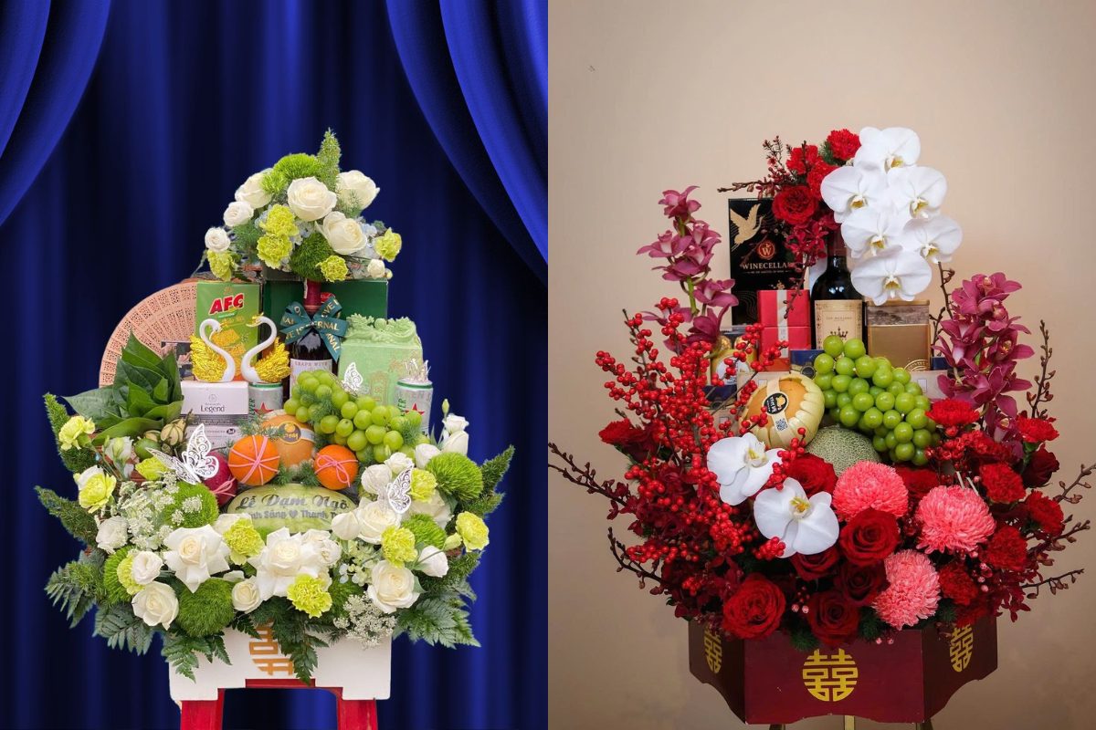 Tấn đức phúc - cưới hỏi 169 cung cấp đa dạng các mẫu tráp dạm ngõ (Ảnh: sưu tầm)