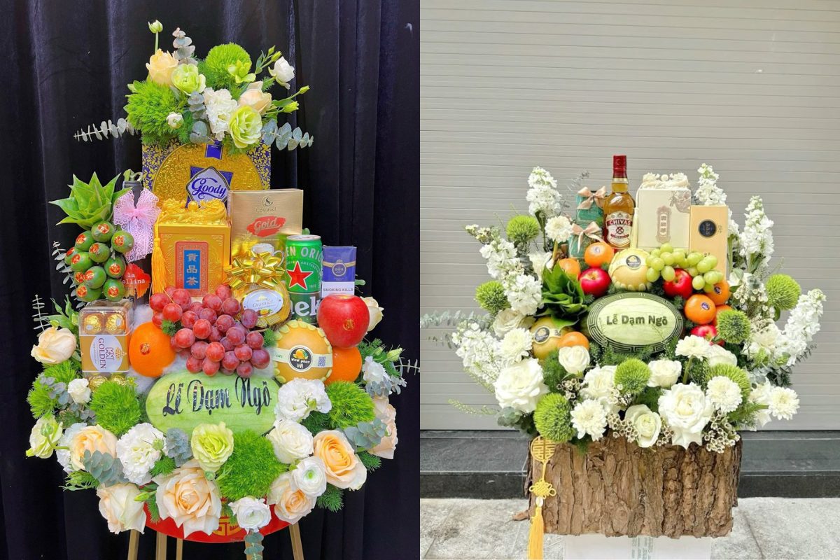 Quang Huy Wedding cung cấp tráp dạm ngõ ấn tượng (Ảnh: sưu tầm)