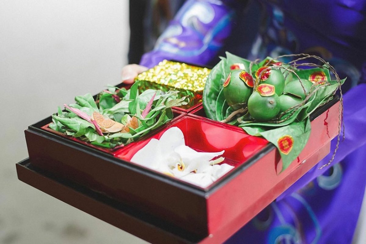 Lại quả là một phong tục ý nghĩa trong ngày cưới (Ảnh: sưu tầm)