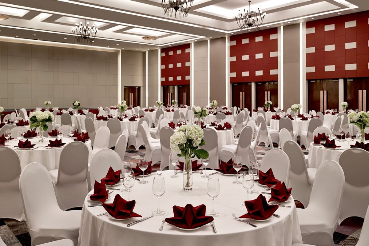 Không gian cưới hiện đại mang phong cách thời thượng tại Pullman Hanoi (Ảnh: Sưu tầm)