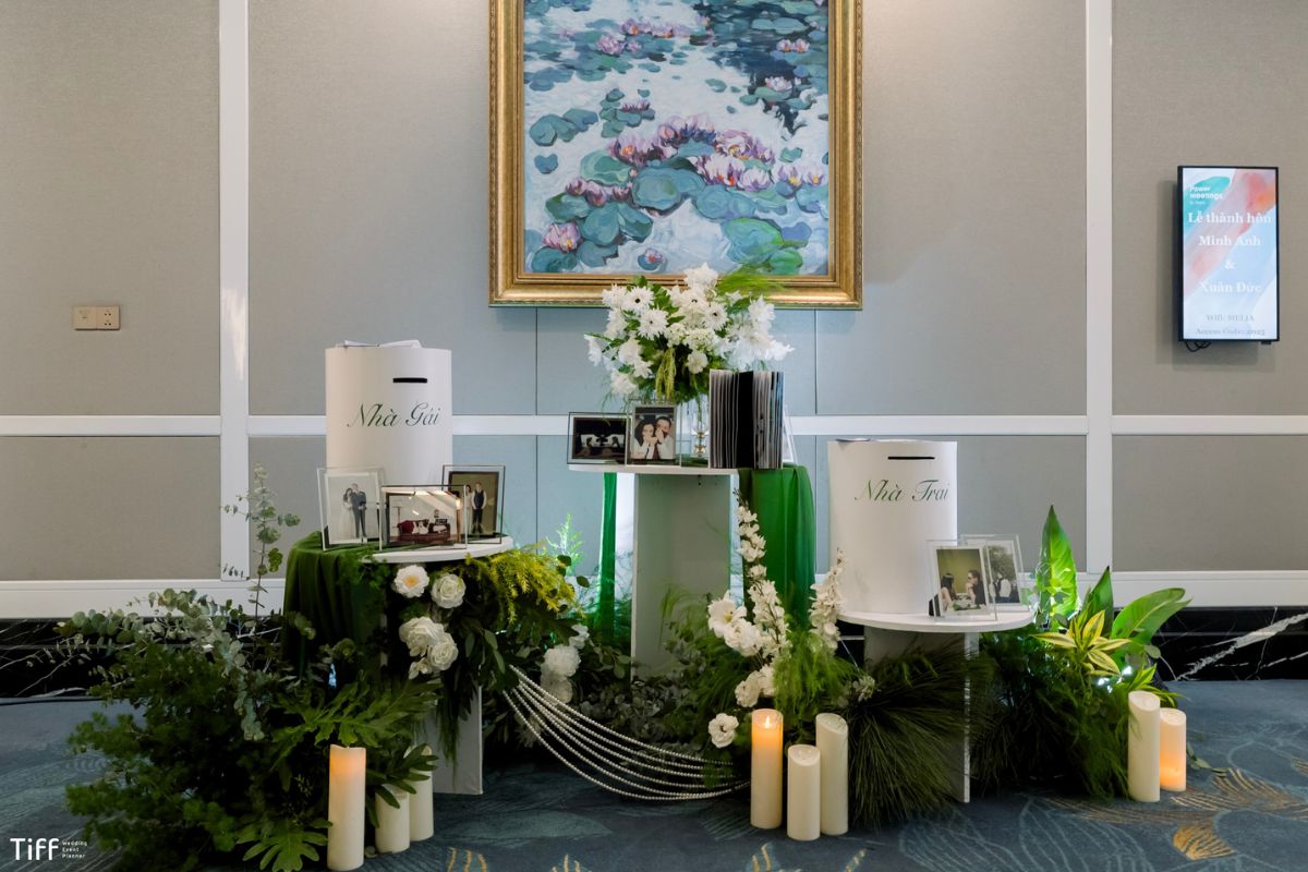 Mỗi ý tưởng trang trí đều tôn lên nét đẹp riêng của cặp đôi (Ảnh: TIFF)