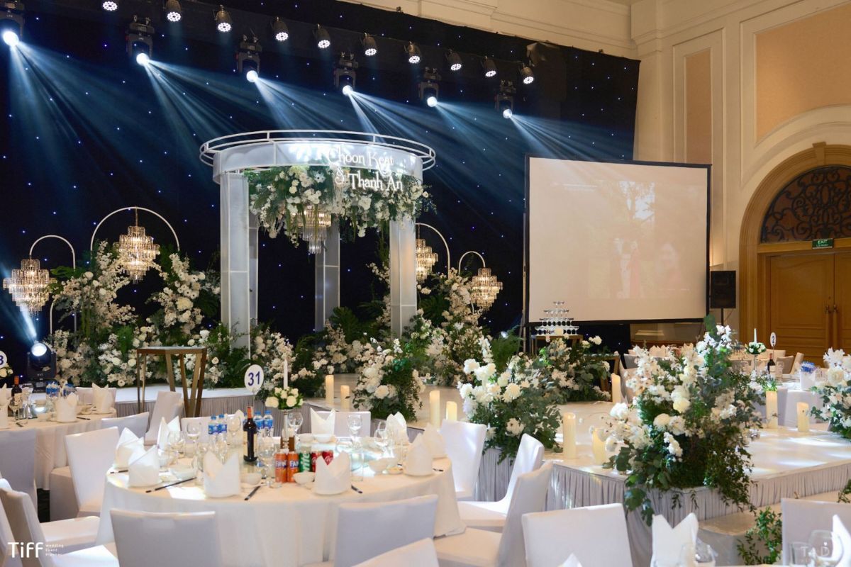 Tiệc cưới đẳng cấp năm sao tại khách sạn Daewoo Hà Nội (Ảnh: TIFF)