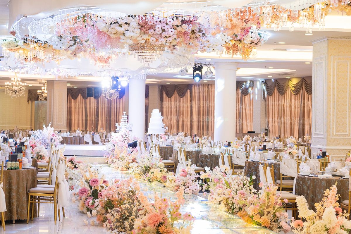 Trung tâm tiệc cưới Cung Xuân vị trí thuận tiện hệ thống ballroom (Ảnh: Sưu tầm)