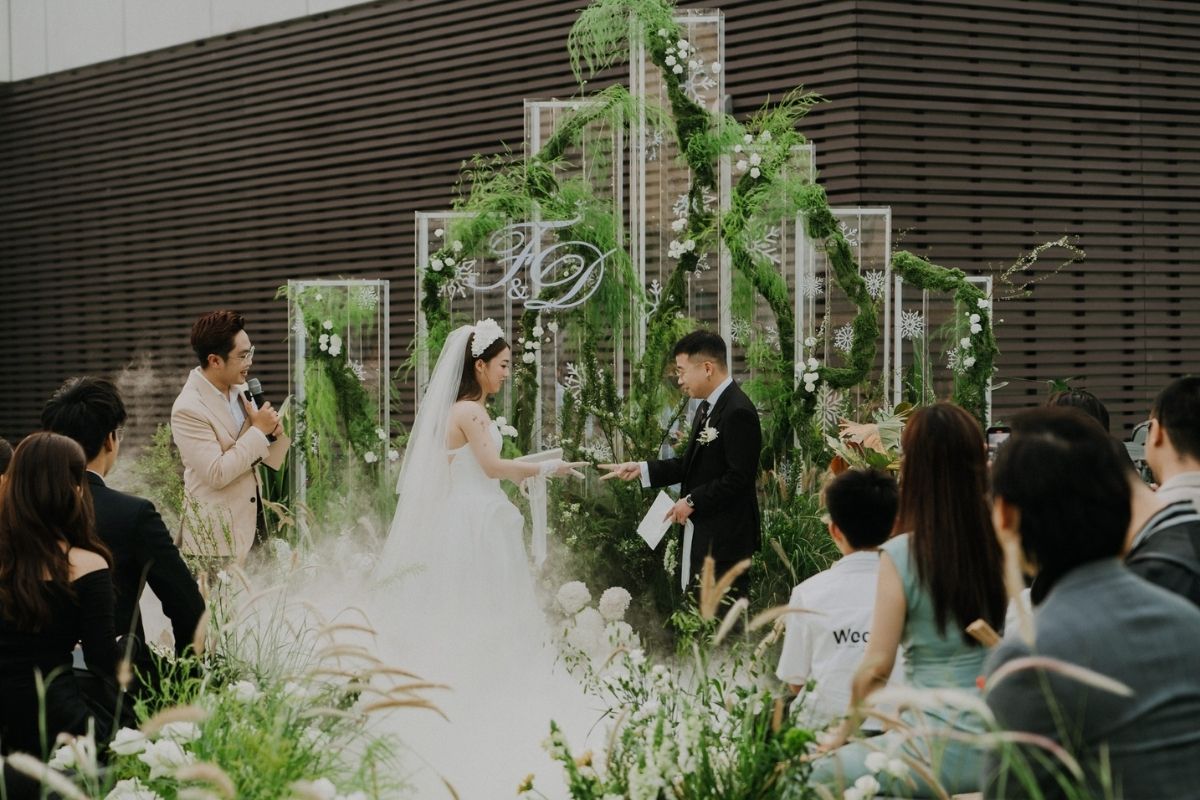 Trang trí tiệc cưới tại L7 West Lake Hanoi By LOTTE (Ảnh: Sưu tầm)