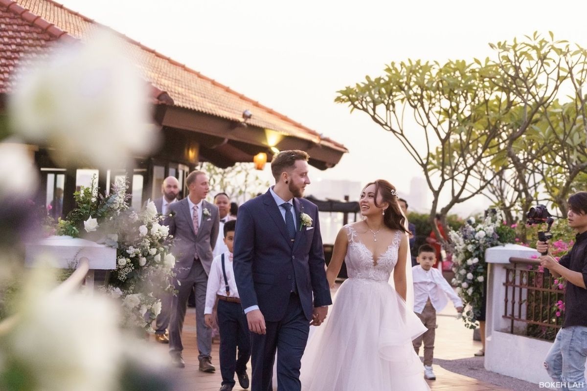 Trang trí tiệc cưới tại InterContinental Hanoi Westlake (Ảnh: Sưu tầm)