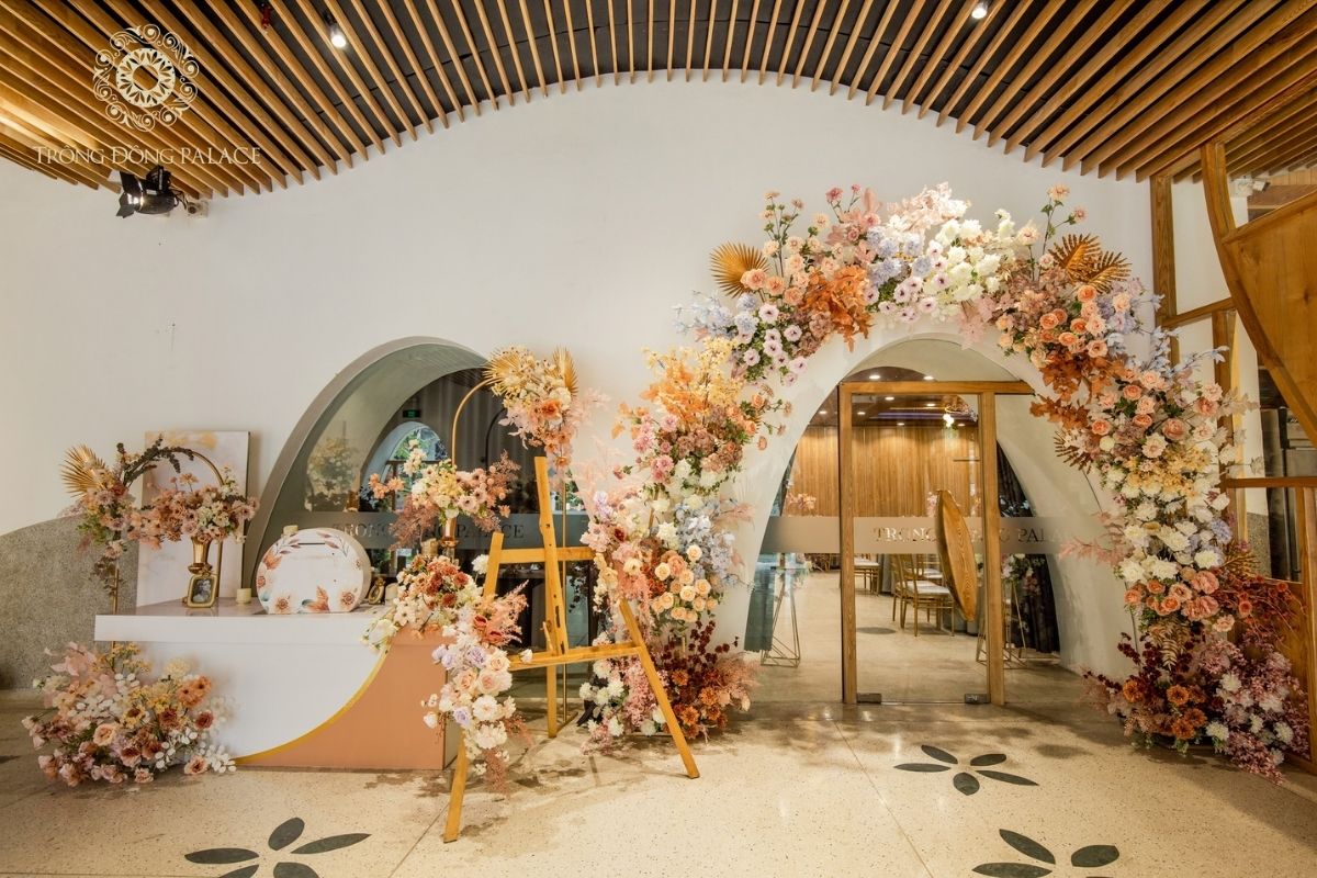 Gallery tại trung tâm tiệc cưới Trống Đồng Palace Cảnh Hồ (Ảnh: Trống đồng Palace)