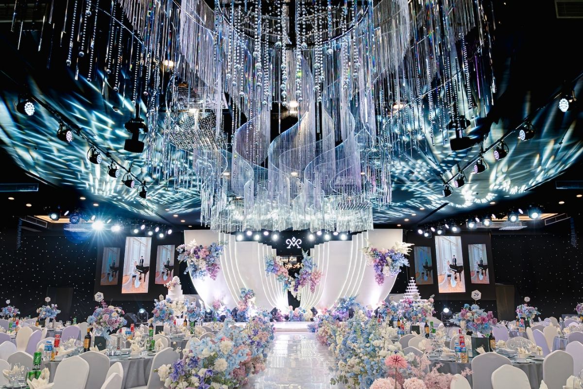 Không gian trong trung tâm tiệc cưới tại Mipec Palace (Ảnh: Mipec Palace)