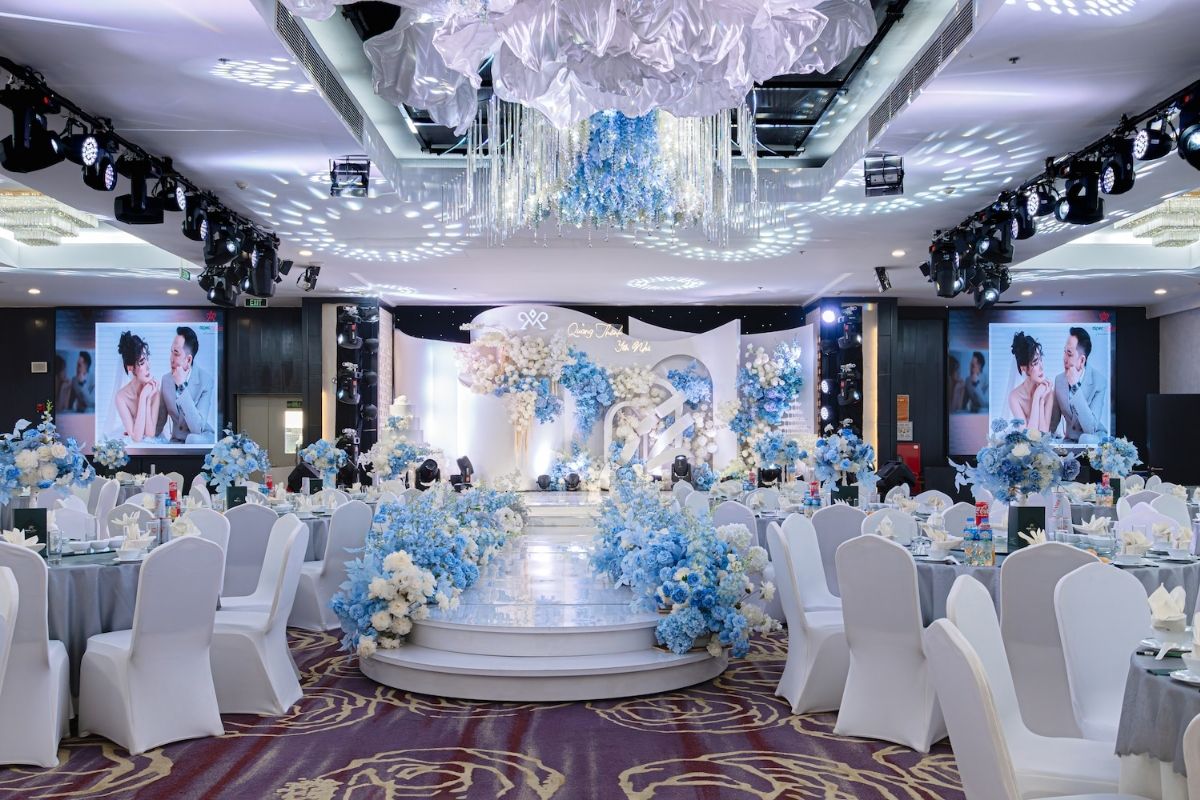 Không gian trong trung tâm tiệc cưới tại Mipec Palace (Ảnh: Mipec Palace)
