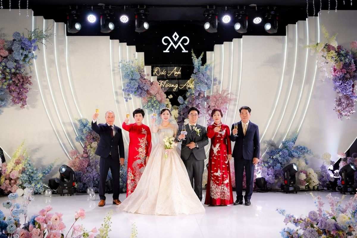 Kinh nghiệm chọn và đặt trung tâm tiệc cưới tại Hà Nội (Ảnh: Mipec Palace)