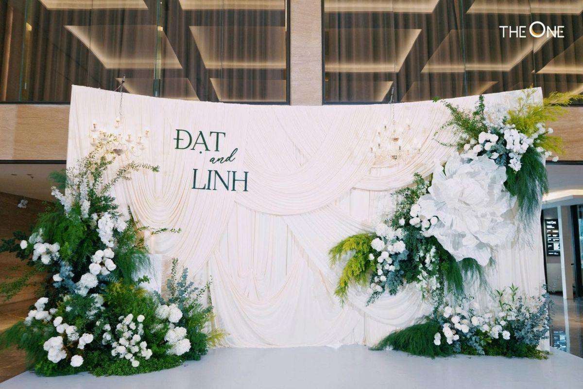 Photobooth đám cưới Đạt & Linh tại trung tâm Hội nghị Tiệc cưới The One (Ảnh: The One)
