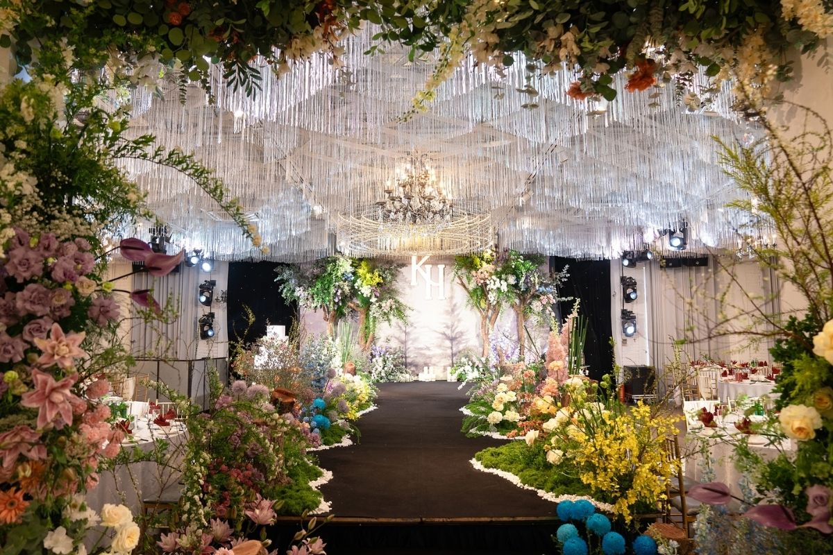 Trung tâm tiệc cưới tại Trống Đồng Palace Cảnh Hồ (Ảnh: Trống đồng Palace)