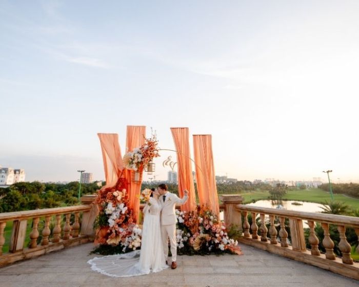 Trang trí tiệc cưới Ethan & Vân tại Long Biên Palace