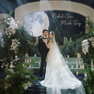 Trang trí tiệc cưới Trang & Robert tại Sheraton Hanoi Hotel