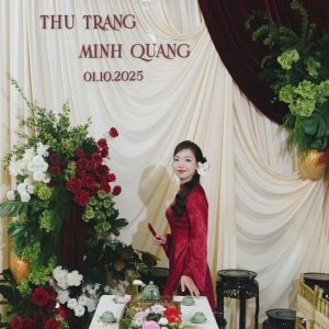 Trang trí tư gia cưới Yến & Đồng tại Hà Nội (Sao chép)