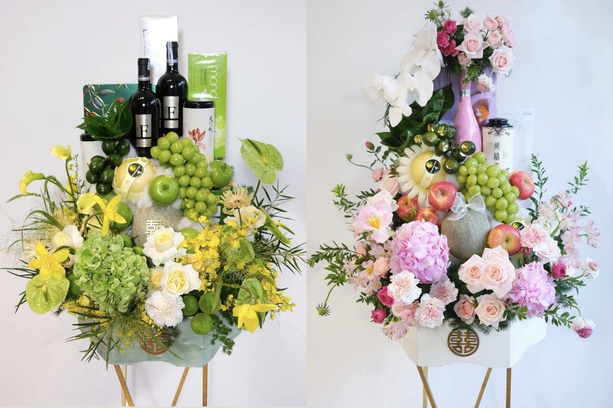 Mẫu tráp dạm ngõ tối giản cao cấp (Ảnh: sưu tầm)