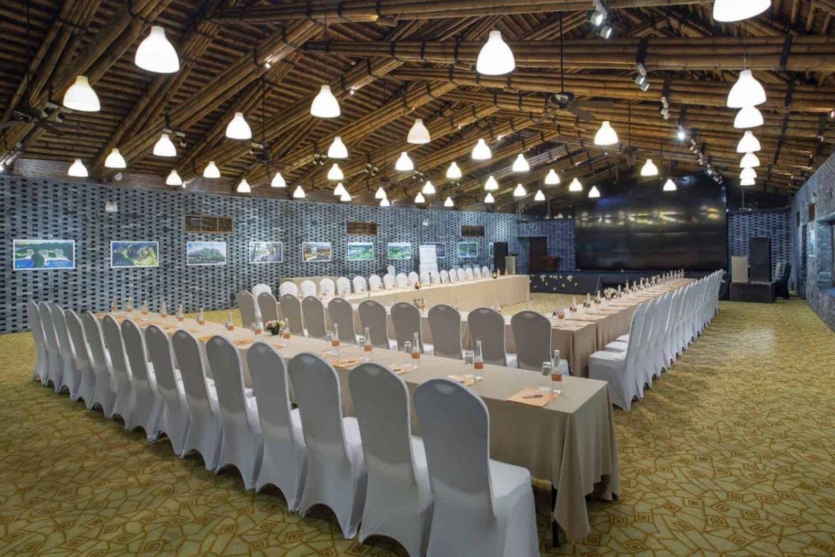 Opera Hall là một hội trường mái vòm độc đáo với kiến trúc lấy cảm hứng từ tre nứa. (ẢNH: Sưu tầm)