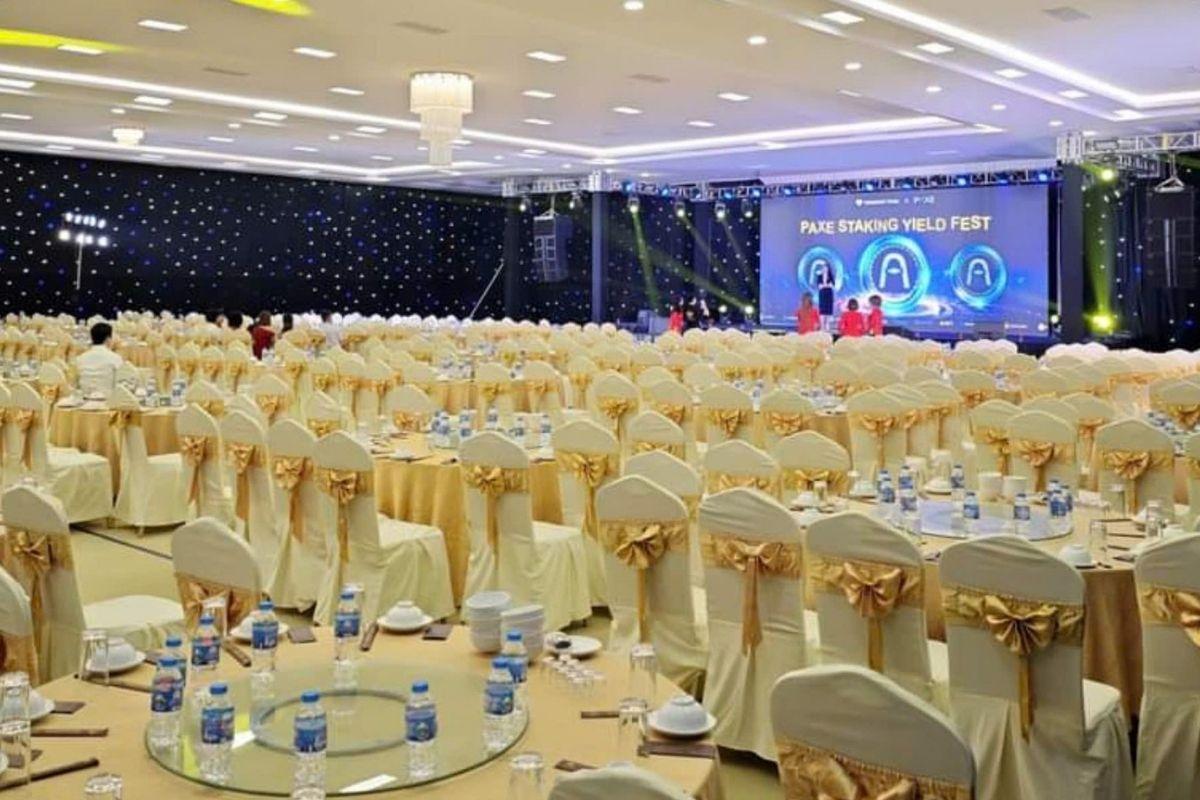 Ballroom trong nhà của Paragon Resort là lựa chọn tối ưu. (ẢNH: Sưu tầm)