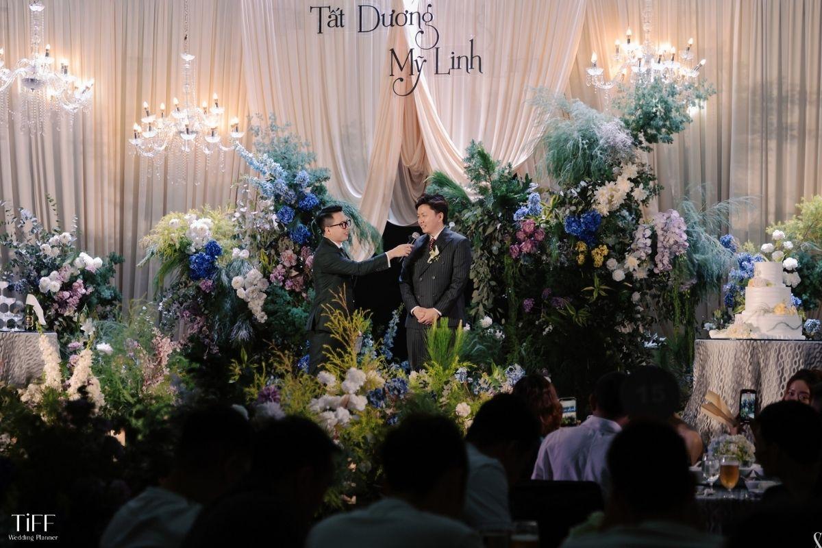 Sơn Tùng là lựa chọn hoàn hảo cho các cặp đôi muốn buổi lễ thật chỉn chu, trang trọng, tinh tế. (ẢNH: TIFF)