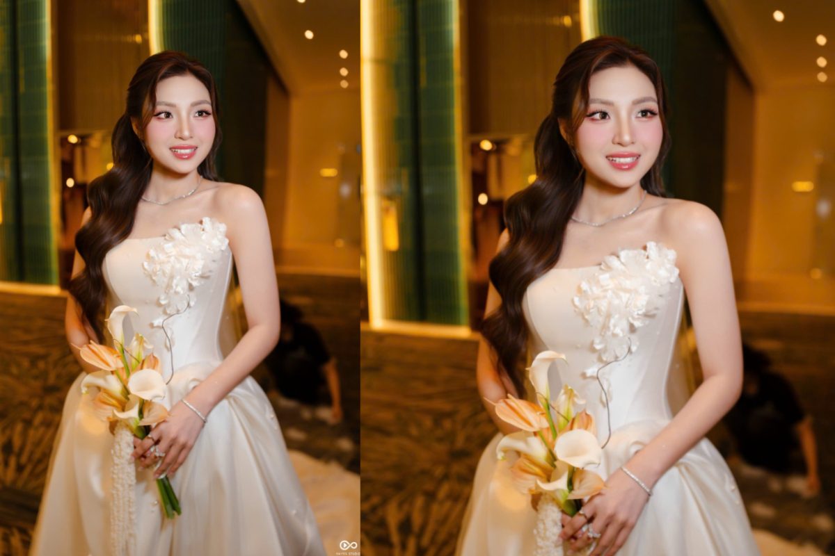 Makeup cô dâu phong cách tự nhiên – thanh lịch bởi Hiwon Makeup tại TP.HCM. (Ảnh: Sưu tầm)