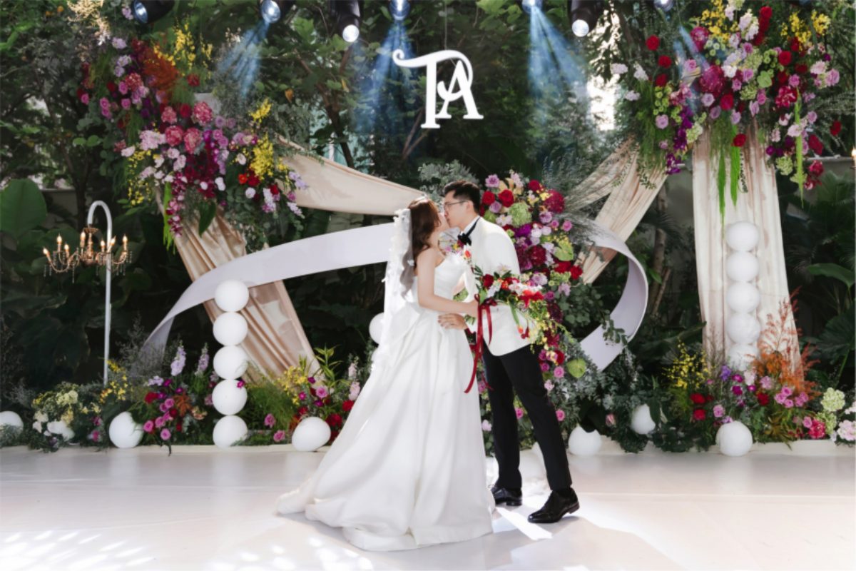 Sảnh cưới rộng rãi và hiện đại tại Lotte Hotel Saigon. (Ảnh: TIFF.vn)