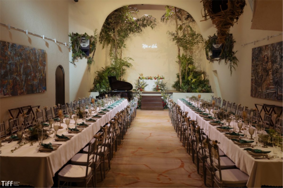 Không gian tiệc cưới boutique ấm cúng tại The Myst Dong Khoi. (Ảnh: TIFF.vn)