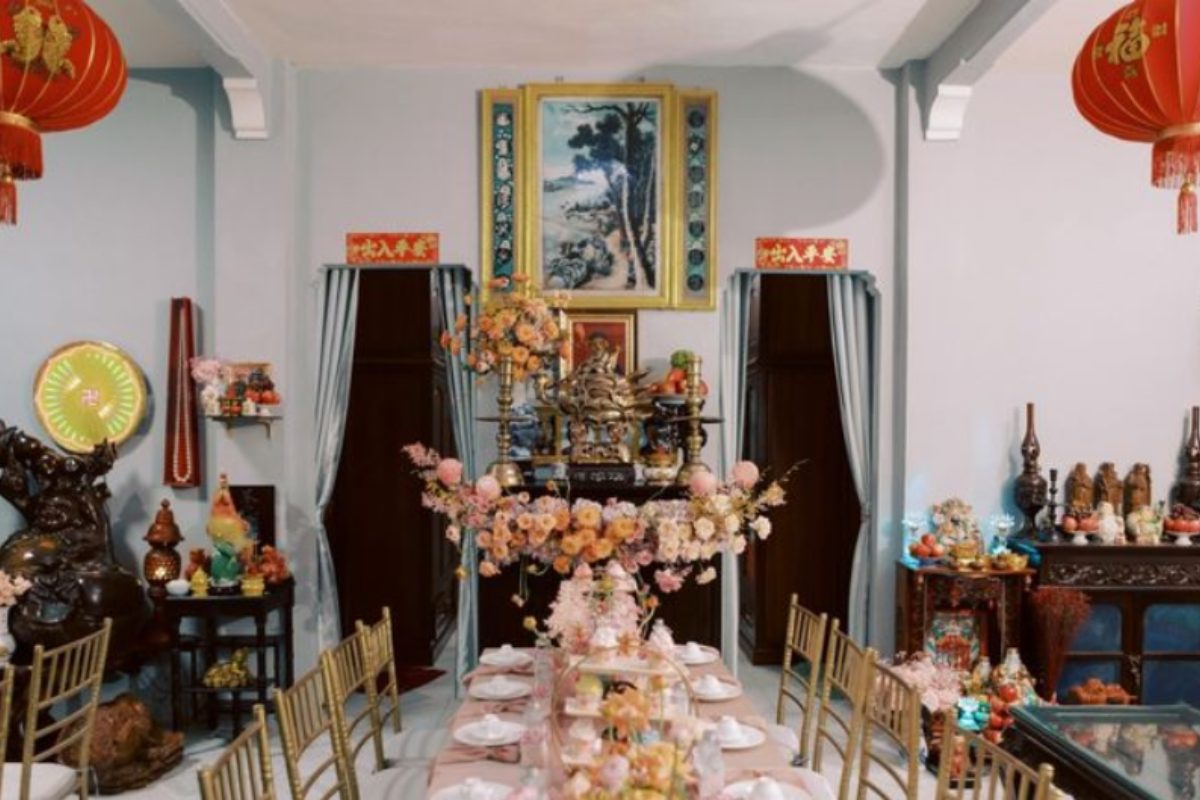 Không gian lễ gia tiên hiện đại tinh tế. (Ảnh: Sưu tầm) 