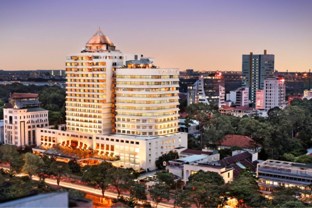 Sofitel Sài Gòn không gian tiệc cưới thanh lịch. (Ảnh: Sưu tầm) 