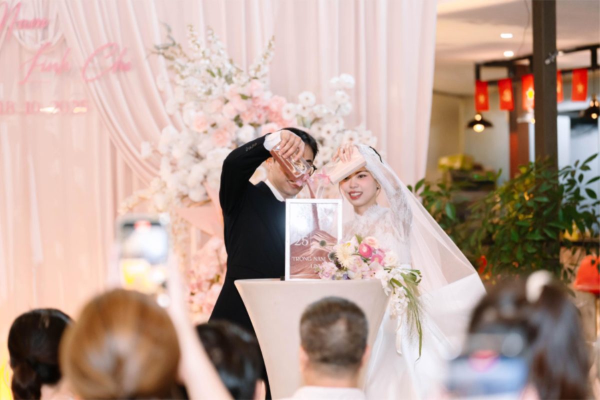 Không gian tiệc cưới trong nhà. (Ảnh: Sưu tầm)