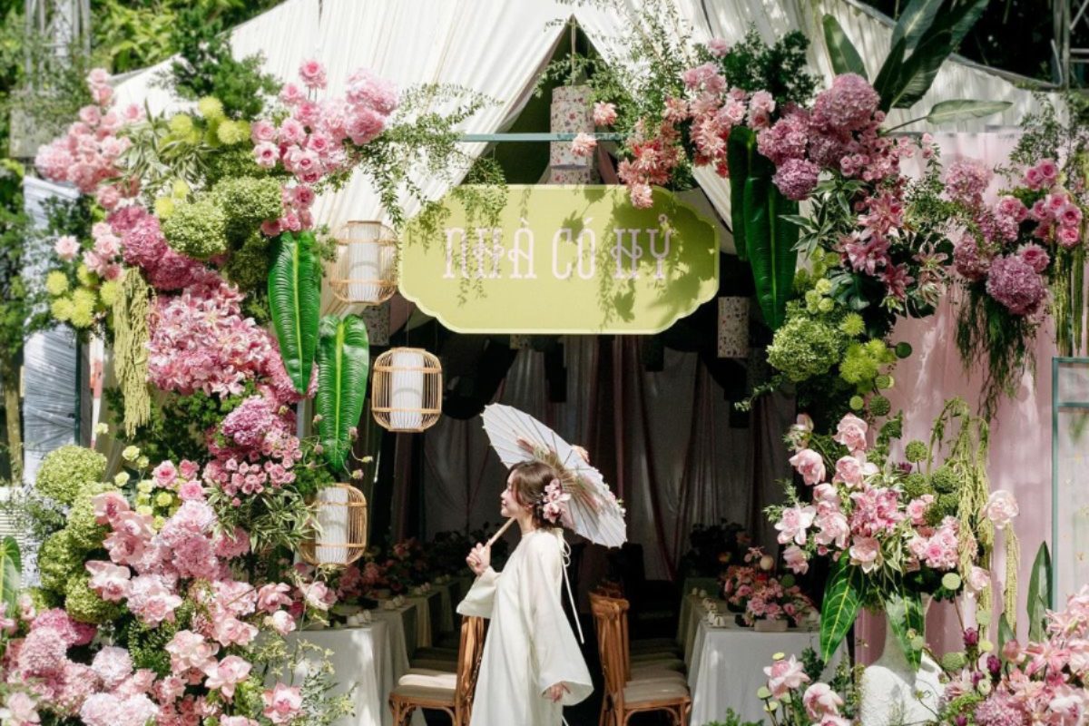 Không gian rạp cưới luxury sang trọng. (Ảnh: Sưu tầm) 