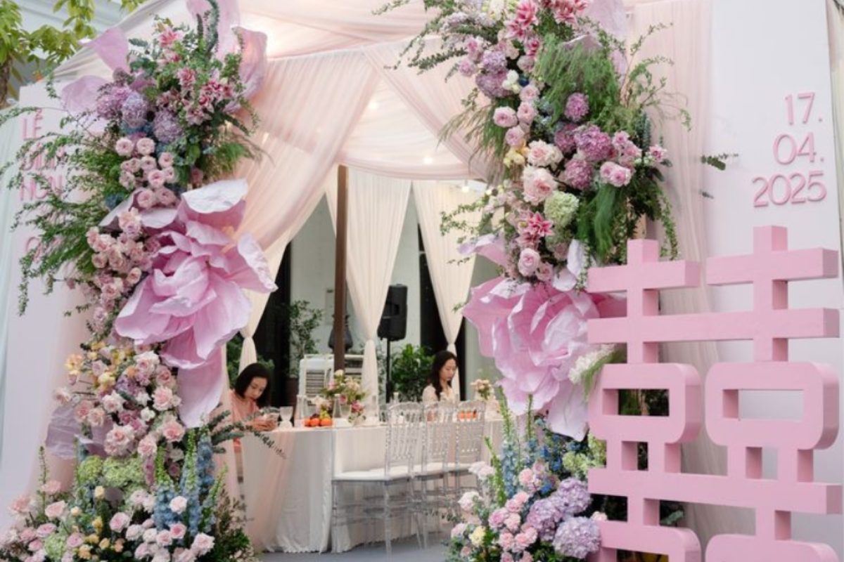 Rạp cưới phong cách luxury hoành tráng, sang trọng và đẳng cấp (Ảnh: Sưu tầm) 